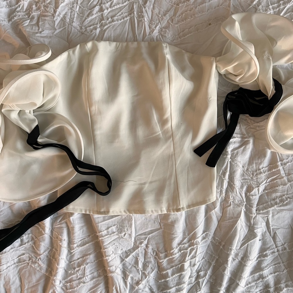 White shirt - corset